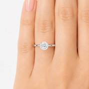 La Ronde® Bezel Solitaire 0.5ct Diamond Ring, Platinum