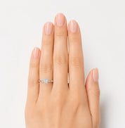 L'Emeraude® Solitaire 0.5ct Diamond Ring, Platinum