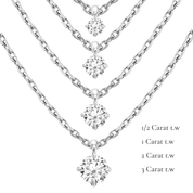 La Ronde® Diamond Pendant Necklace (Platinum)