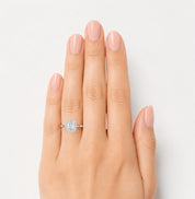 L'Emeraude® Bezel Solitaire 2ct Diamond Ring, Platinum