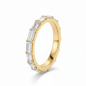 L'Emeraude® East-West Diamond Eternity Band 2x4mm, 14K Gold
