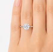 La Ronde® Solitaire 2ct Diamond Ring, 14K White Gold