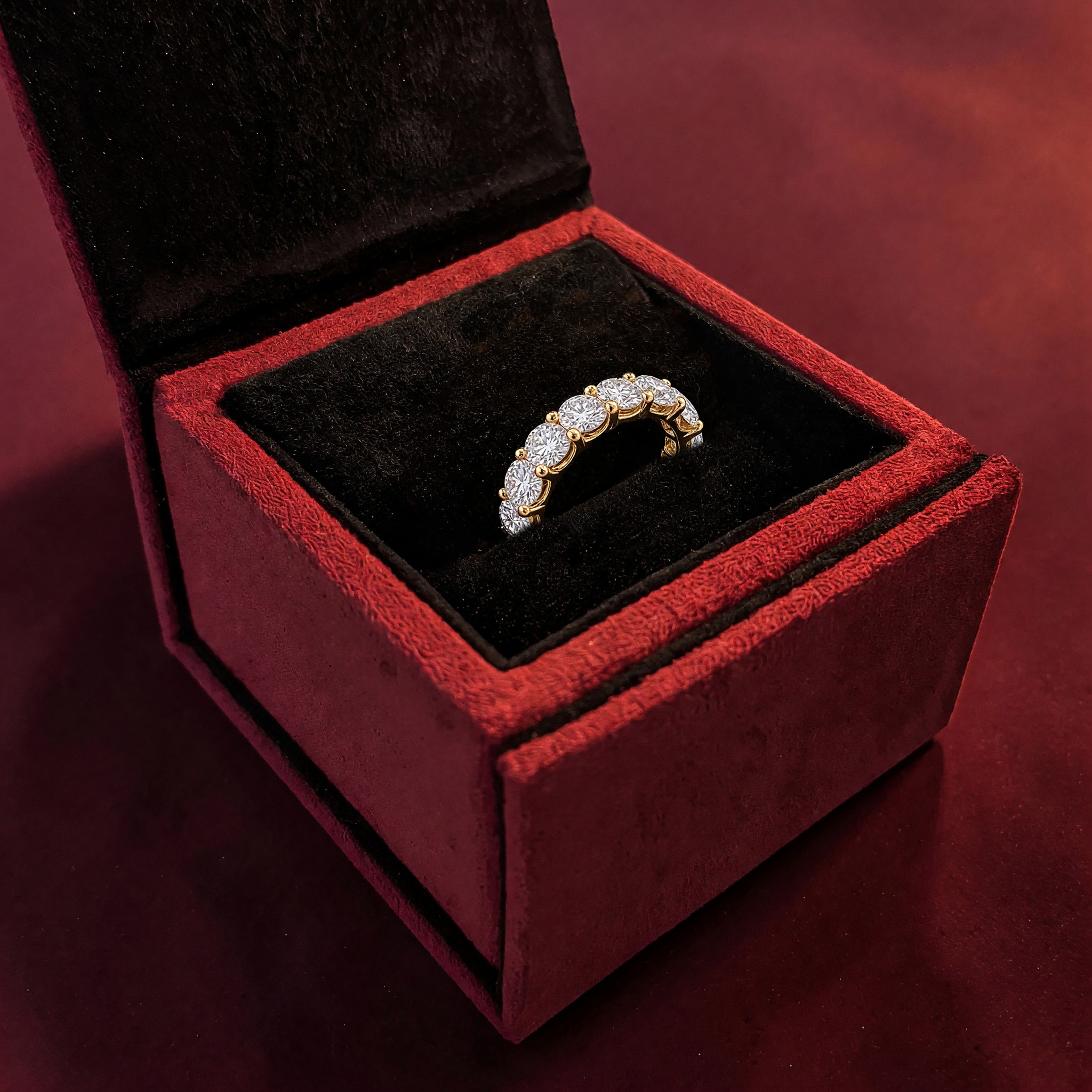 La Ronde® Diamond Eternity Band 3.75mm, 14K Gold