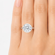 La Ronde® Bezel Solitaire 3ct Diamond Ring, 14K Rose Gold