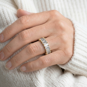 L'Emeraude® Diamond Eternity Band 3x5mm, 14K Gold