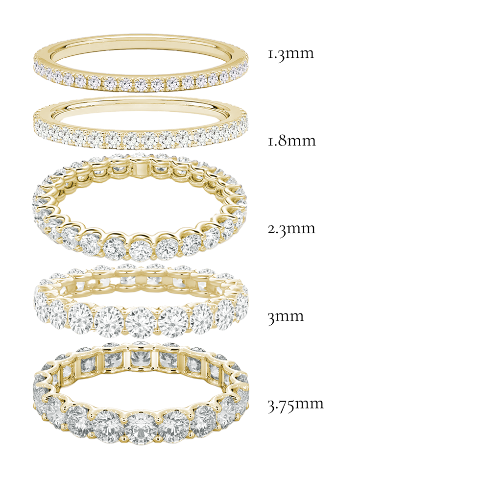 La Ronde® Diamond Eternity Band 1.8mm