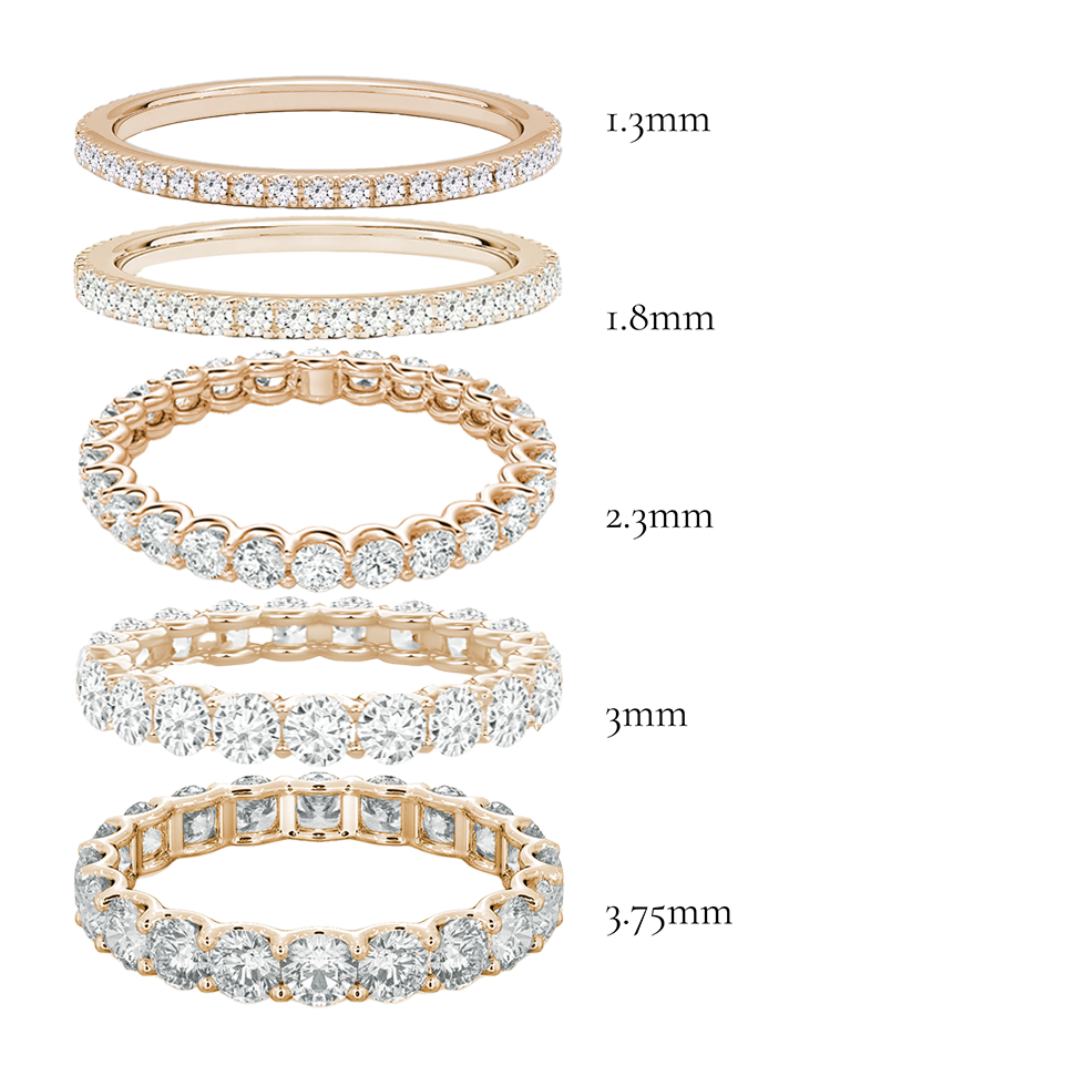 La Ronde® Diamond Eternity Band 2.3mm