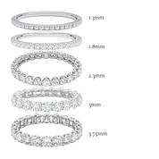 La Ronde® Diamond Eternity Band 1.8mm