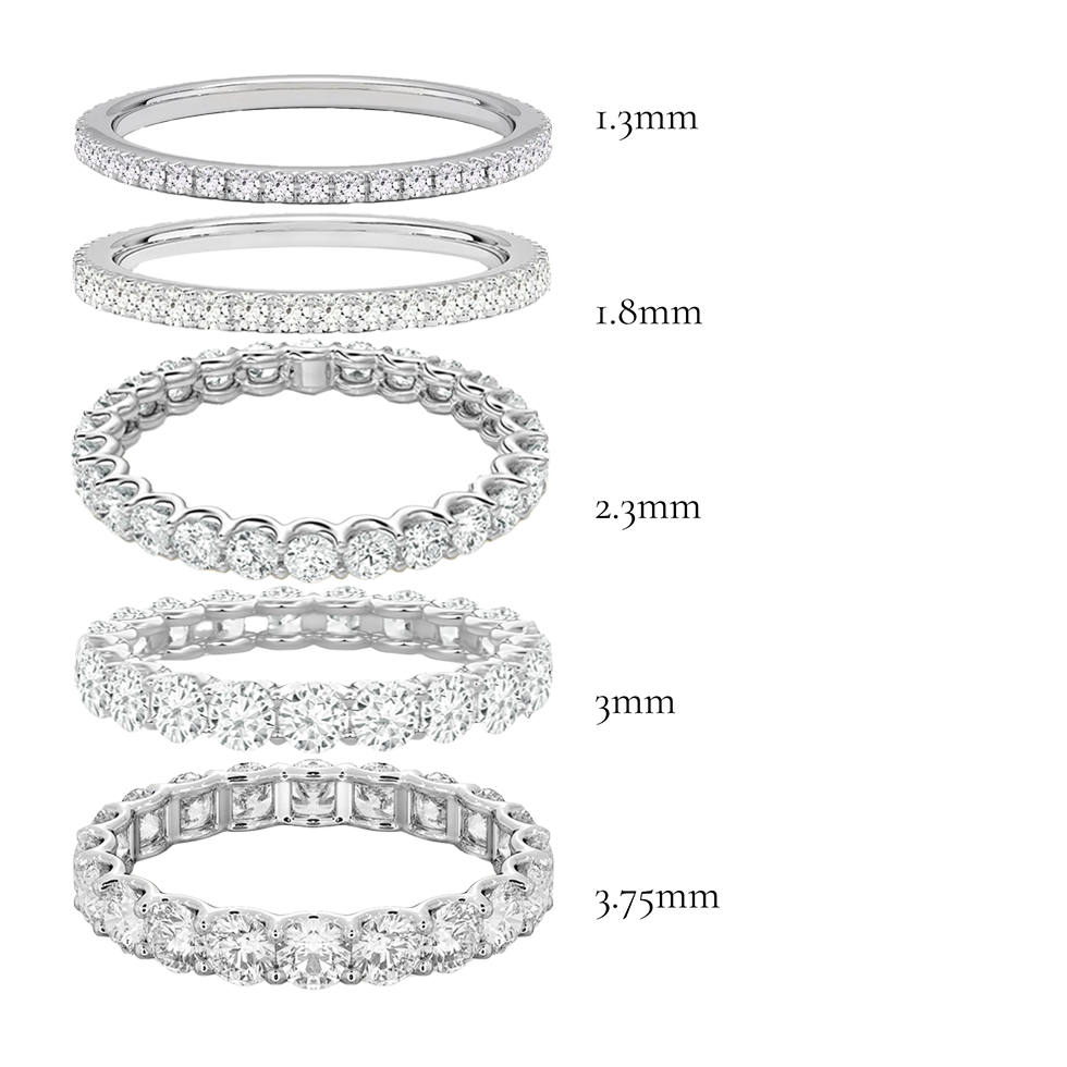 La Ronde® Diamond Eternity Band 1.8mm