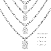 L'Ovale® Diamond Pendant Necklace