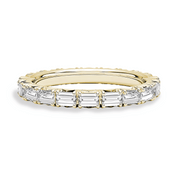 L'Emeraude® East-West Diamond Eternity Band 2x3mm