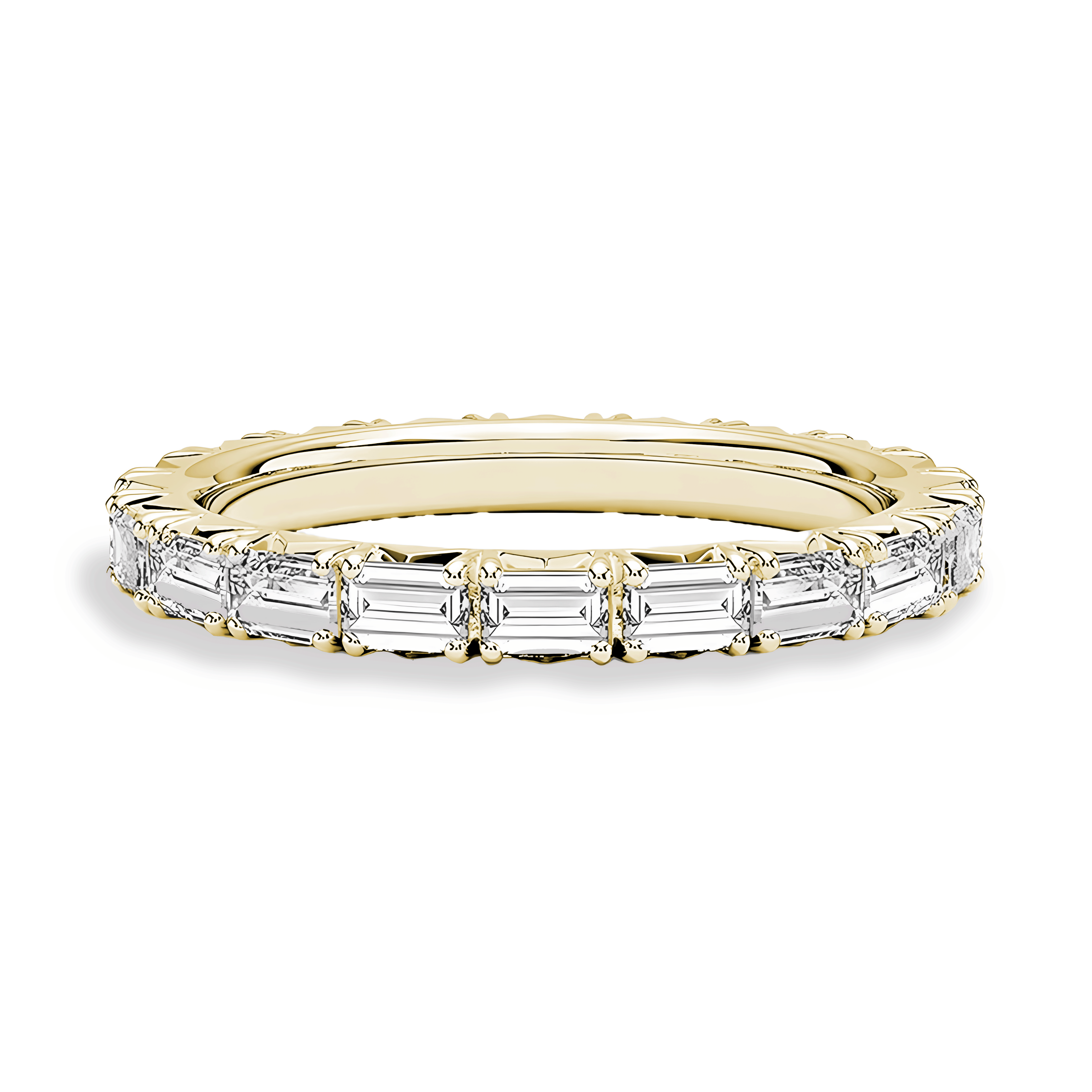 L'Emeraude® East-West Diamond Eternity Band 2x3mm