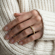 Celestial Diamond Band, 14K Gold