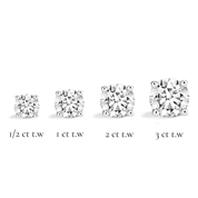 La Ronde® Diamond Stud Earrings (Platinum)