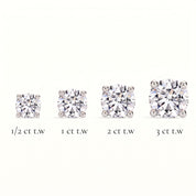 La Ronde® Diamond Stud Earrings, Platinum