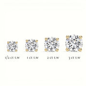 La Ronde® Diamond Stud Earrings, 14K Yellow Gold