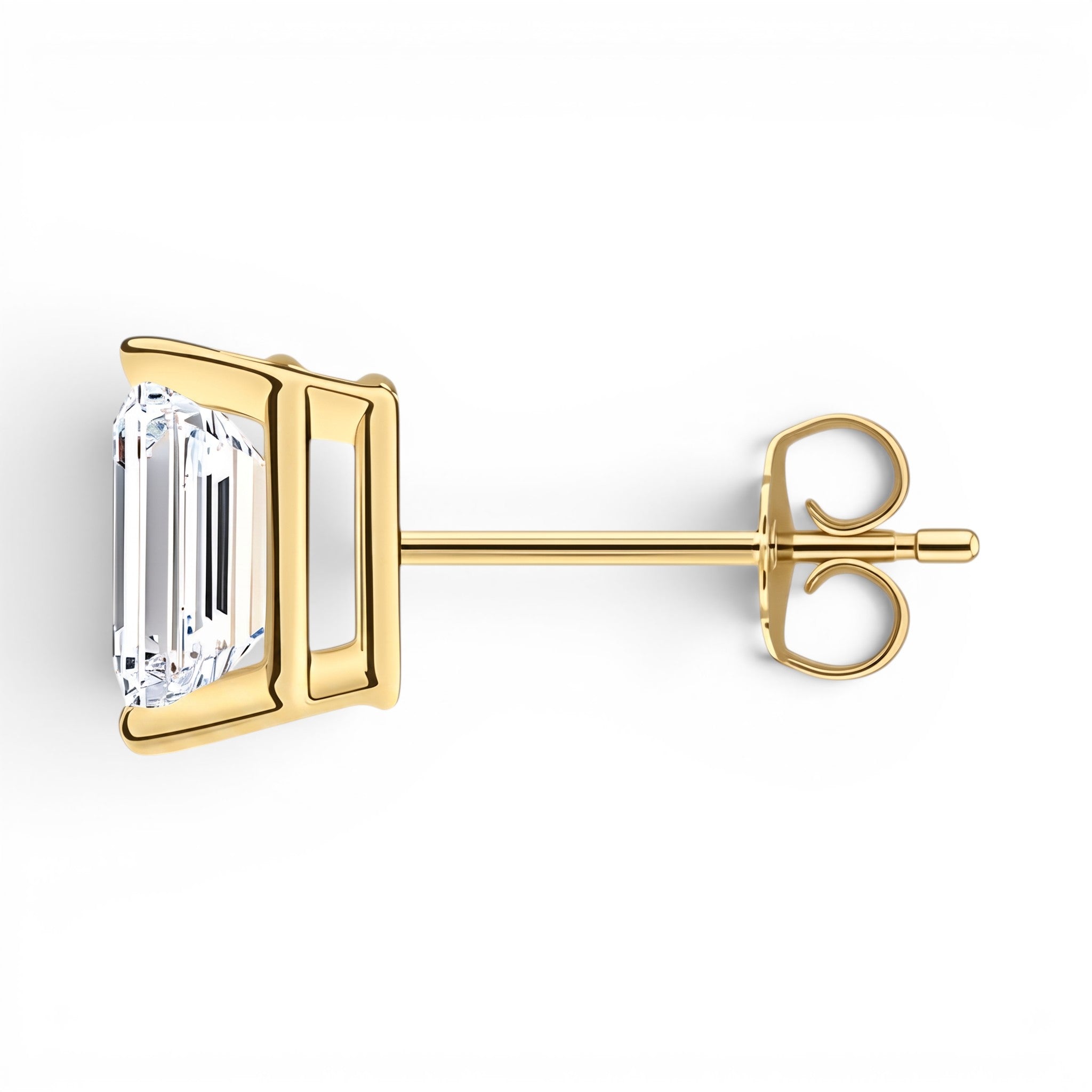 L'Emeraude® Diamond Stud Earrings, 14K Gold