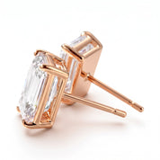 L'Emeraude® Diamond Stud Earrings, 14K Rose Gold