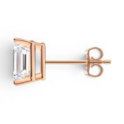 L'Emeraude® Diamond Stud Earrings, 14K Rose Gold