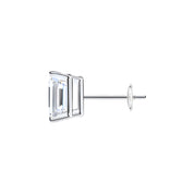 L'Emeraude® Diamond Stud Earrings, Sterling Silver