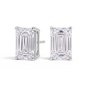 L'Emeraude® Diamond Stud Earrings, Sterling Silver