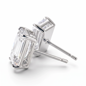 L'Emeraude® Diamond Stud Earrings, 14K White Gold