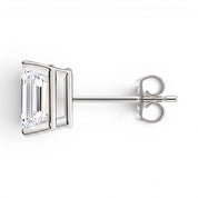 L'Emeraude® Diamond Stud Earrings, 14K White Gold
