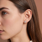 L'Emeraude® Diamond Stud Earrings, Gold Vermeil