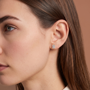 L'Emeraude® Diamond Stud Earrings, 14K Yellow Gold