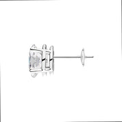 L'Ovale® Diamond Stud Earrings, Platinum