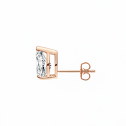 La Poire® Diamond Stud Earrings, 14K Rose Gold