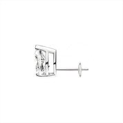 La Poire® Diamond Stud Earrings, Platinum