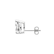 La Poire® Diamond Stud Earrings, Platinum