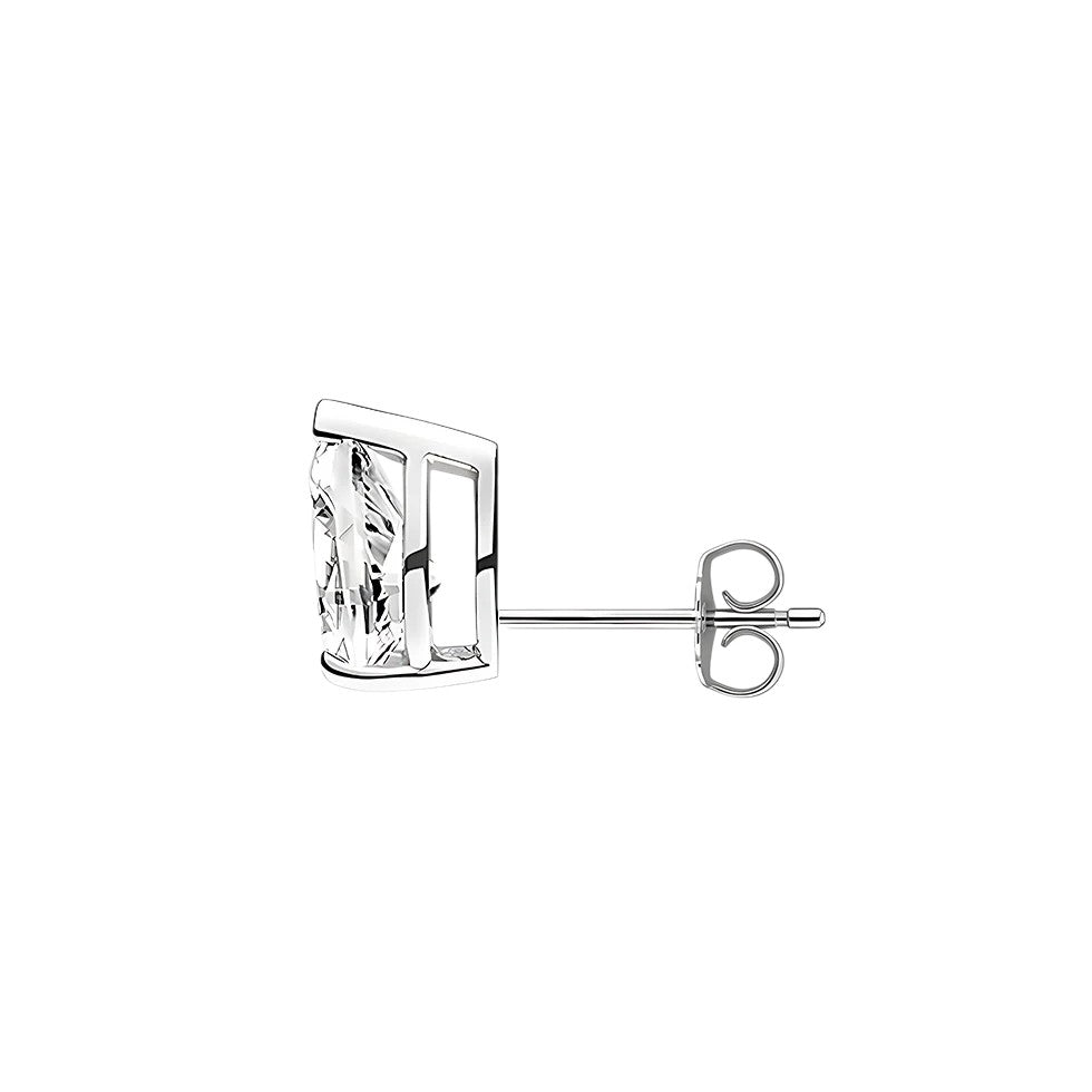 La Poire® Diamond Stud Earrings, Platinum