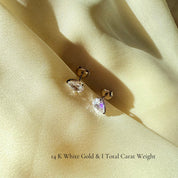 La Poire® Sapphire Stud Earrings, Sterling Silver