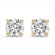 La Ronde® Diamond Stud Earrings, 14K Gold