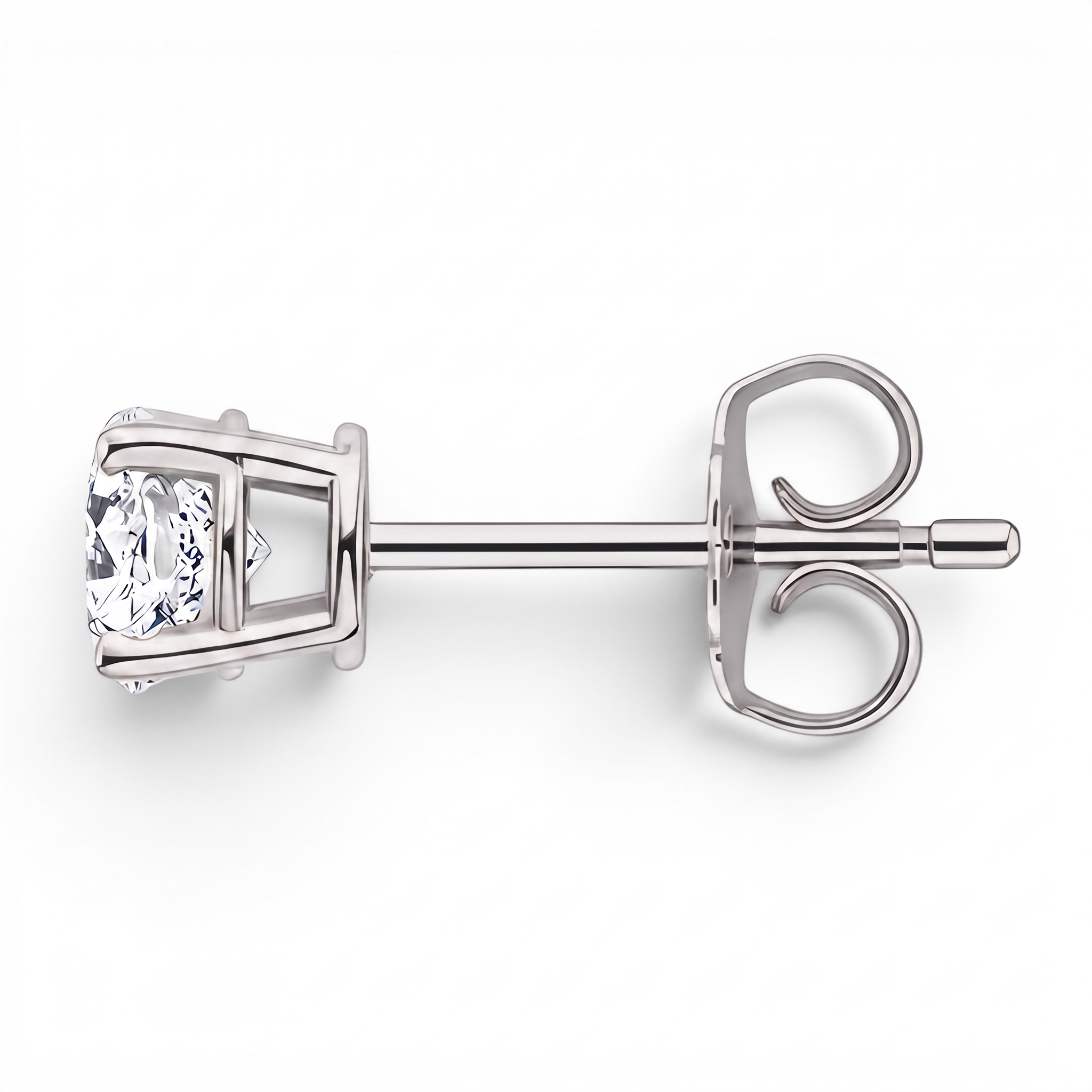 La Ronde® Diamond Stud Earrings, Platinum