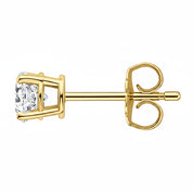 La Ronde® Diamond Stud Earrings, 14K Gold