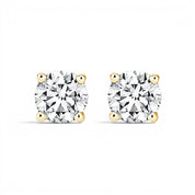 La Ronde® Diamond Stud Earrings, 14K Gold