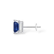 L'Emeraude® Sapphire Stud Earrings, Sterling Silver