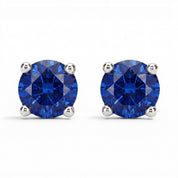 La Ronde® Sapphire Stud Earrings, Sterling Silver