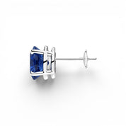 L'Ovale® Sapphire Stud Earrings, Platinum