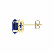 L'Ovale® Sapphire Stud Earrings, 14K Gold
