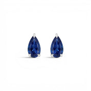 La Poire® Sapphire Stud Earrings, Sterling Silver