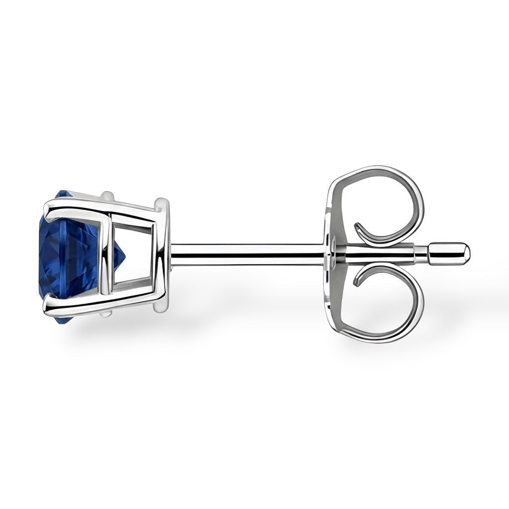 La Ronde® Sapphire Stud Earrings, Platinum