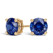 La Ronde® Sapphire Stud Earrings, Gold Vermeil