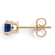 La Ronde® Sapphire Stud Earrings, Gold Vermeil