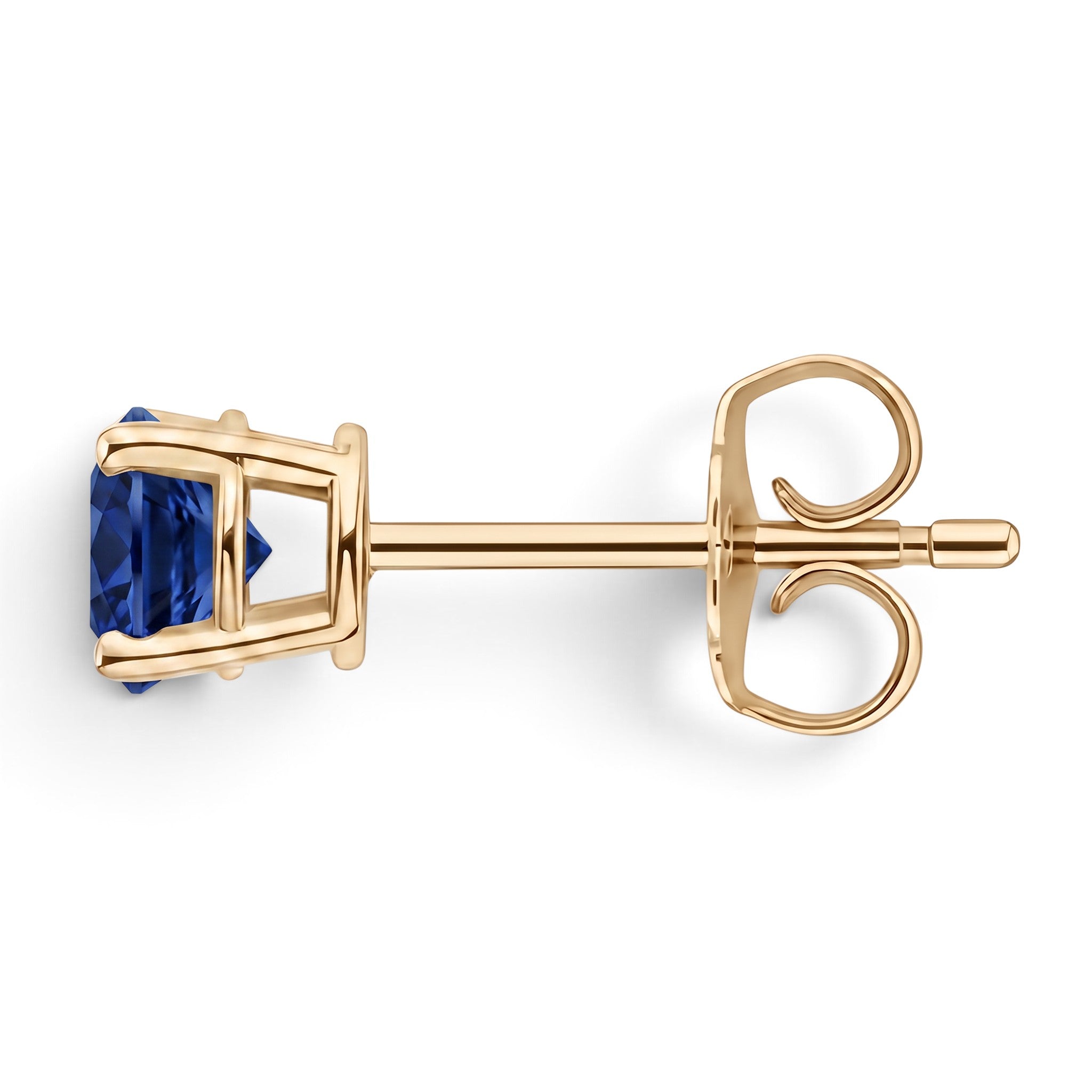La Ronde® Sapphire Stud Earrings, Gold Vermeil