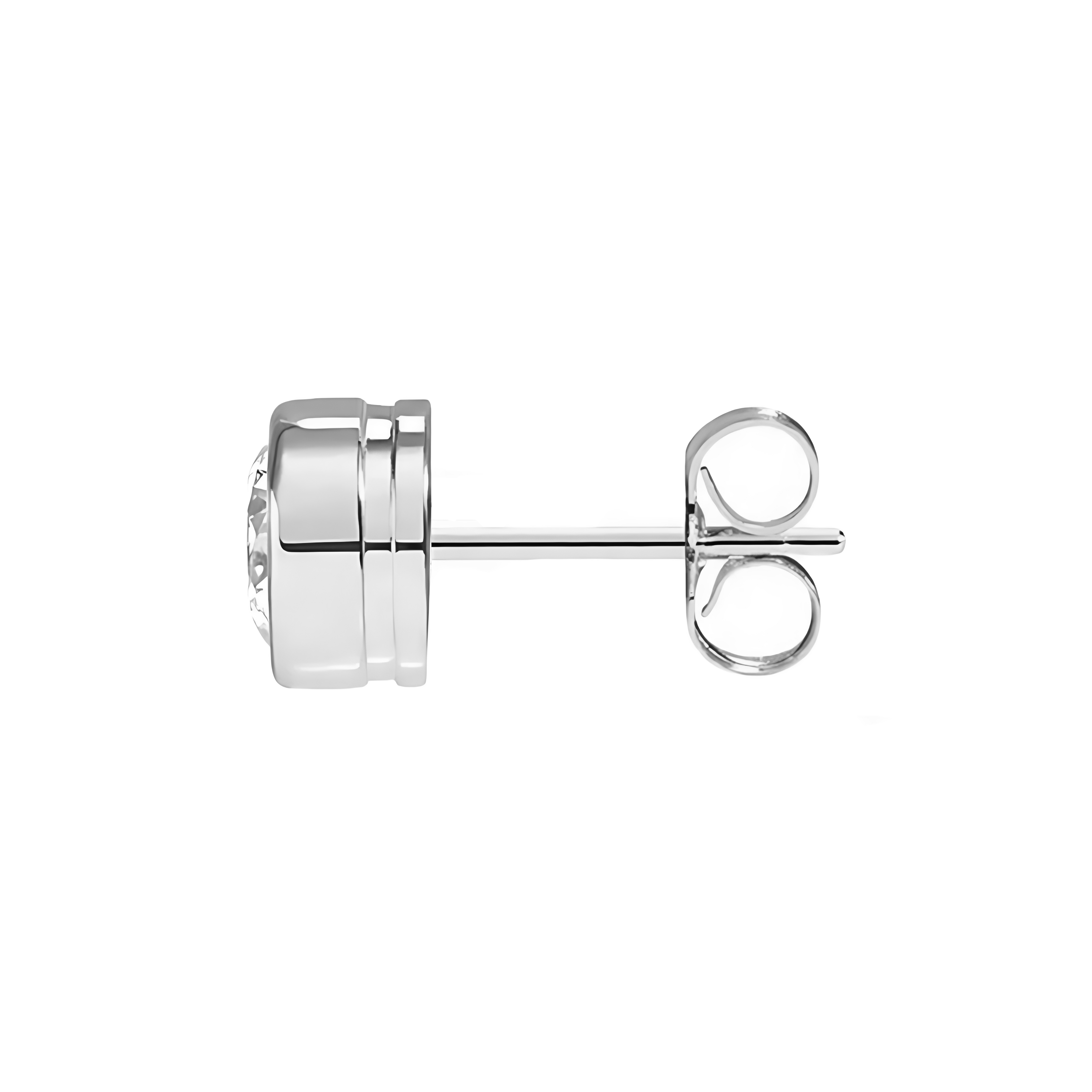 La Ronde® Bezel Diamond Stud Earrings