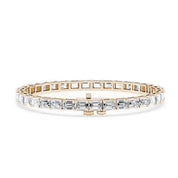 L'Emeraude® East-West Diamond Tennis Bracelet 3*5mm
